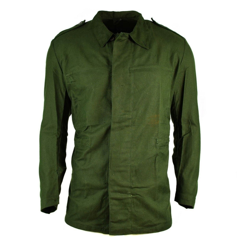 Swedish army green tactical combat jacket Sweden military breathable inside pockets long sleeve vintage shirts