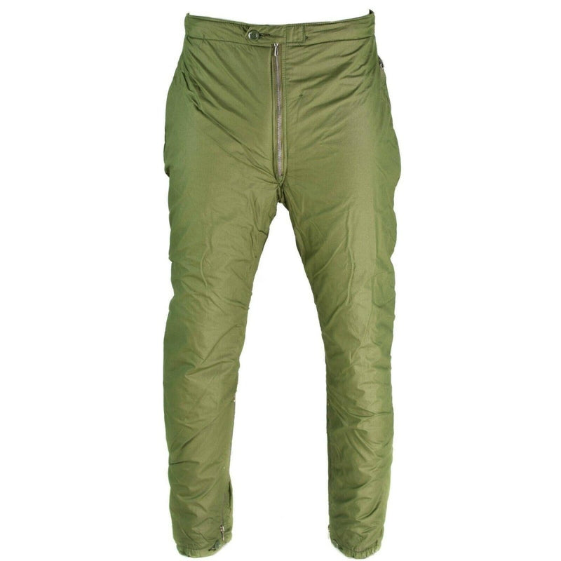 Swedish army pants insulated Thermal  vintage trousers cold weather