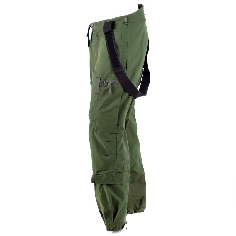 Swedish thermal tanker pants m90 Olive trousers overall winter suspenders