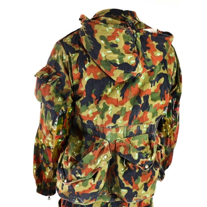 Swiss army jacket M70 Alpenflage Camo sniper combat hooded all seasons heavyweight adjustable waist parka