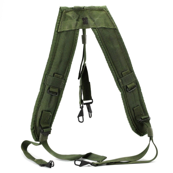 Vintage U.S army belt Y-Strap suspenders LC-2 Alice webbing load gear unisex fully adjustable straps