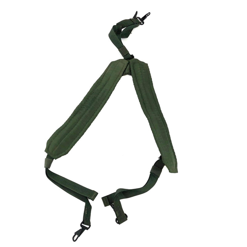 U.S army belt Y-Strap suspenders LC-2 Alice webbing load gear 4 metal attaching hooks one size vintage belt