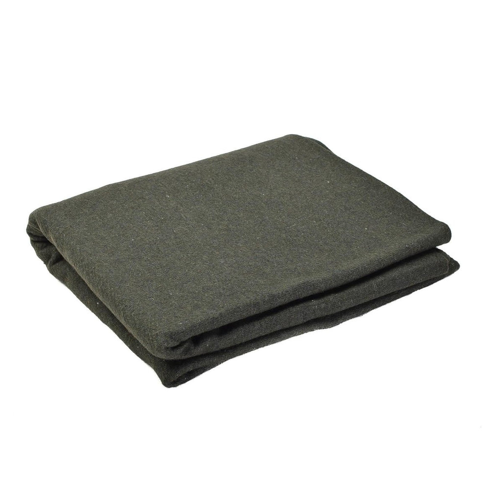 Genuine U.S. Army blanket woolen military green vintage bed covering s ...