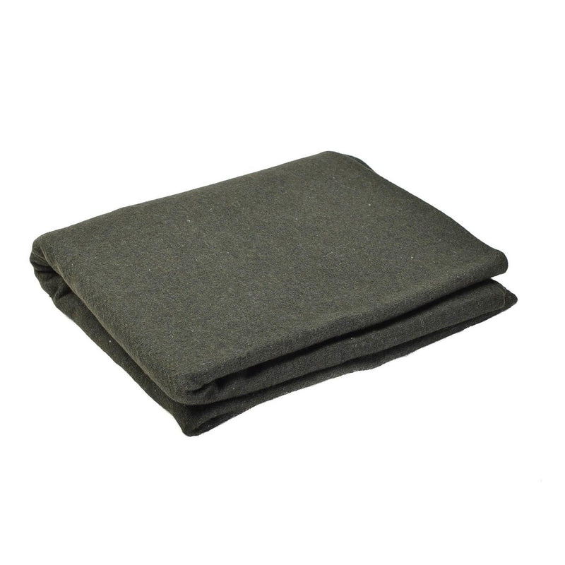 Genuine U.S. Army blanket woolen military green vintage bed covering sheet NEW