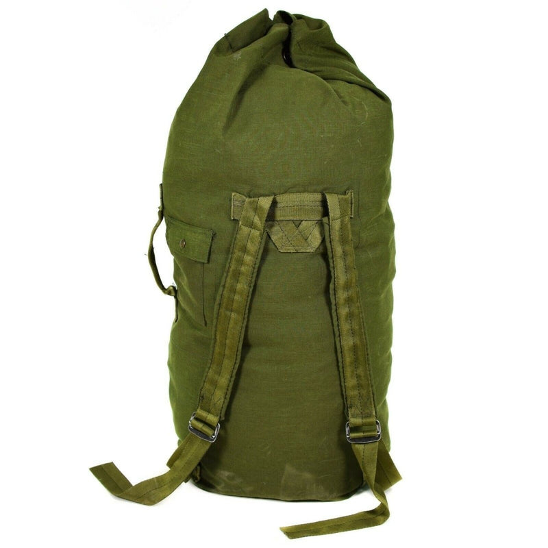 US Army Duffel Bag Large Military Olive Green Sack Canvas sea sack pack green