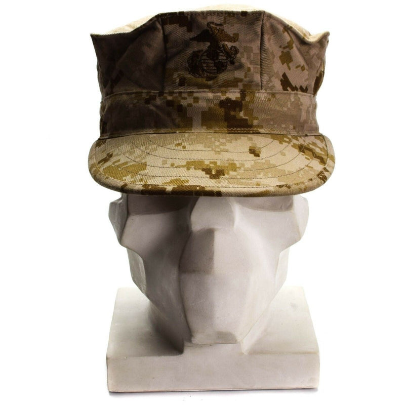 U.S army visor garrison cap marpat MC camouflage desert field BDU patrol reinforced visor breathable hat