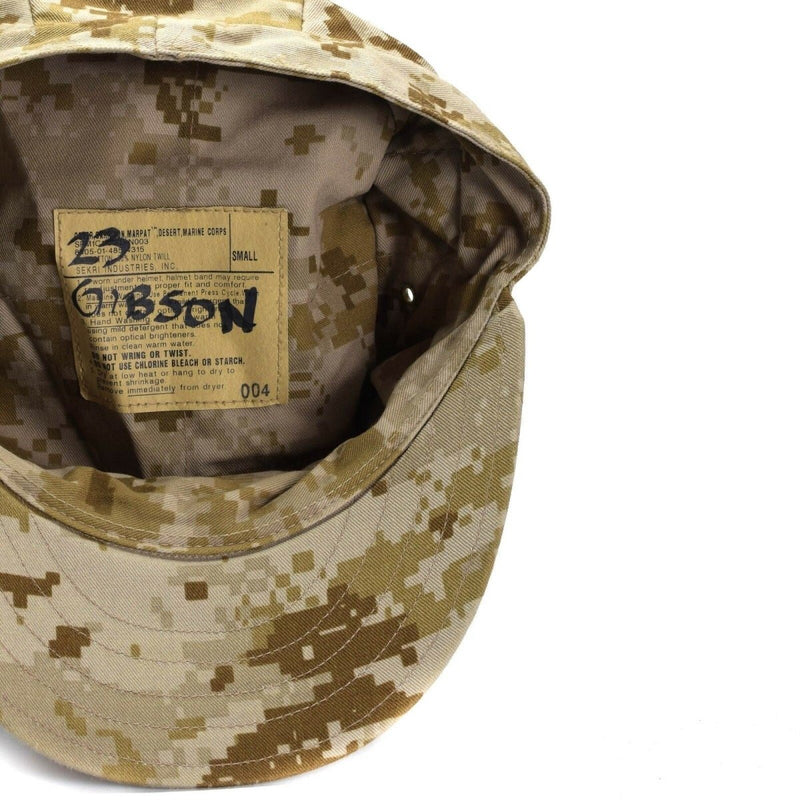 Genuine U.S army garrison cap MARPAT MC DESERT field military hat BDU patrol