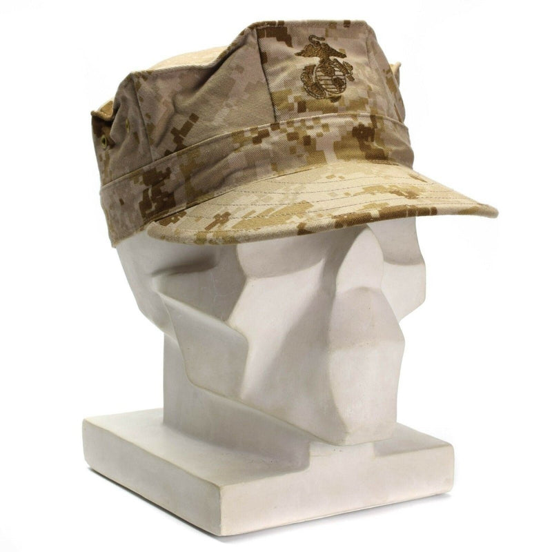 U.S army visor garrison cap MARPAT MC camouflage desert field BDU patrol breathable hat