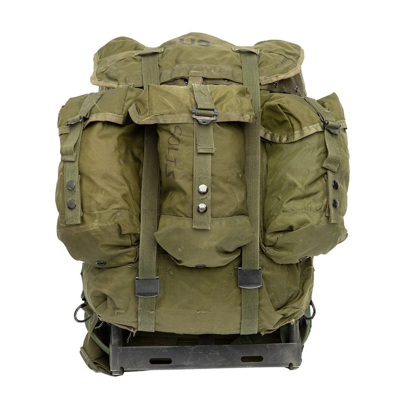 Vintage U.S. military backpack ALICE type waterproof 50L Quick-release buckle camping bag