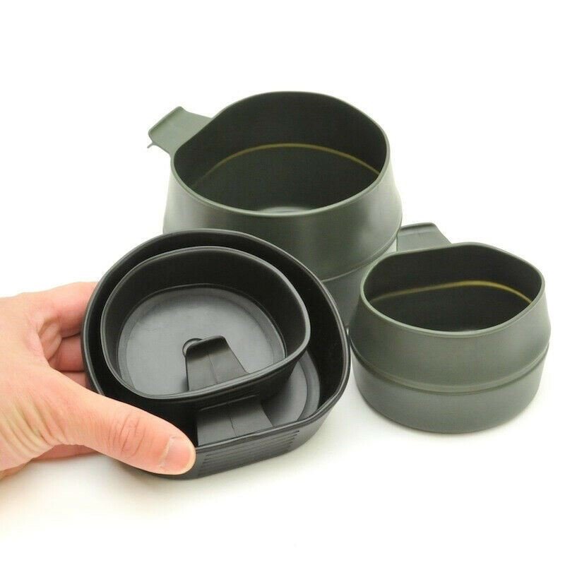 Genuine Wildo Brand Collapsible Foldable camping cup bushcrafter lightweight