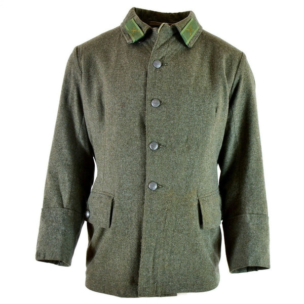 Genuine WWII vintage Swedish army wool uniform jacket M39 1940's military Grey uniform vintage side and back pockets