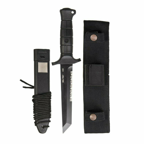 Army combat fixed blade knife KM 2000 with sheath BW military bundeswehr