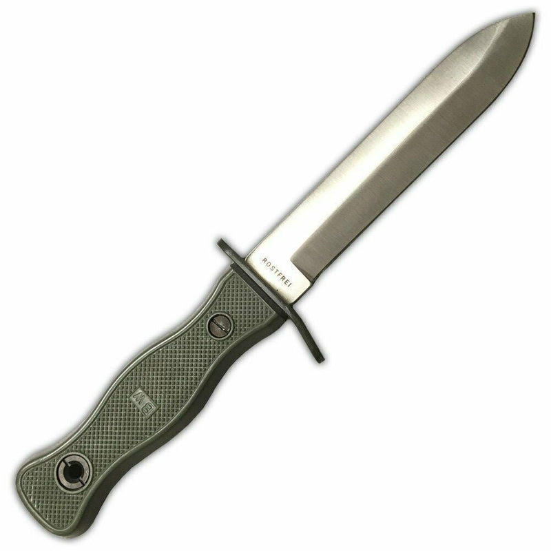 German army tactical field combat fixed blade steel AISI 420 MA5M knife with metal sheath BW Bundeswehr