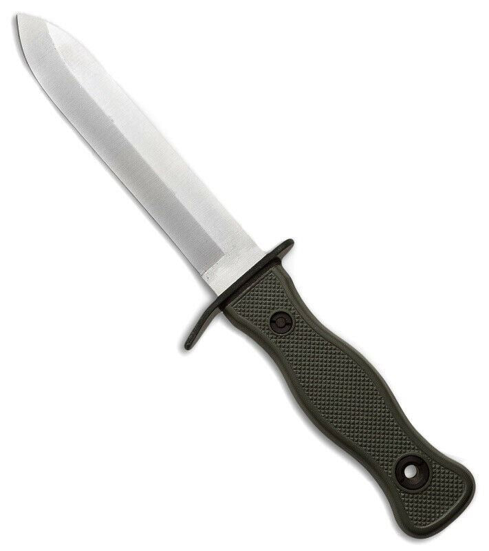 German army combat fixed blade steel AISI 420 MA5M knife with metal sheath BW Bundeswehr military
