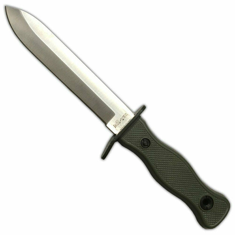 German army combat fixed blade knife with metal sheath BW bundeswehr military