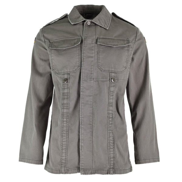 German army Bundeswehr style moleskin jacket military outerwear brand chest pocket buttoned cuffs durable
