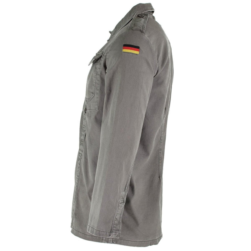 German army Bundeswehr style moleskin jacket military outerwear brand chest pocket German flag patches on both shoulders