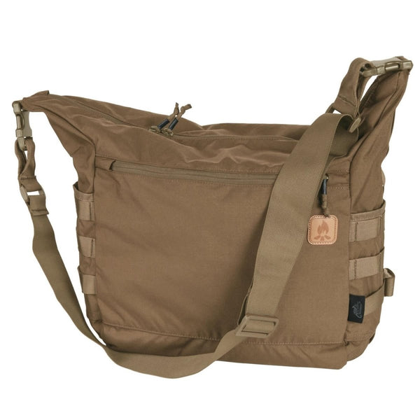 Helikon-Tex Bushcraft Satchel shoulder bag cordura tactical khaki detachable and adjustable wide carrying strap