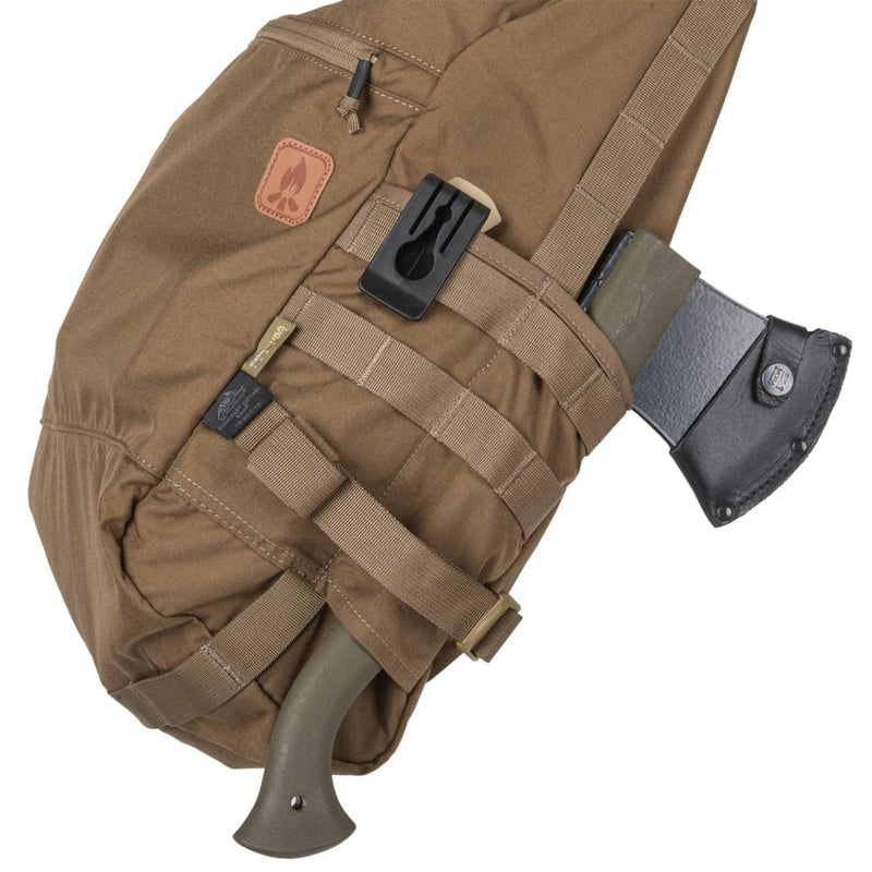 Helikon-Tex Bushcraft shoulder bag cordura tactical outdoor field two internal elastic drawstring pockets pals/molle side