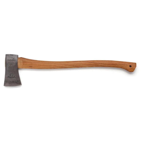 FELLING AXE HY 10-0.9 SV bushcraft carbon steel axe fixed hatchet plain gray edge hickory wooded handle from American hickory