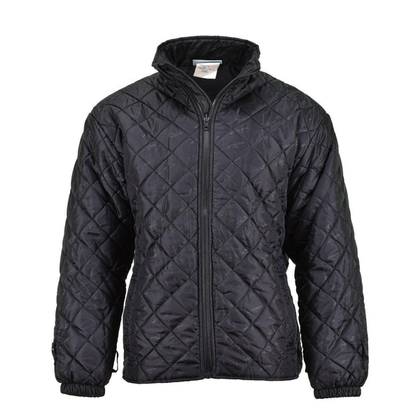 Cold weather quilted jacket liner black color