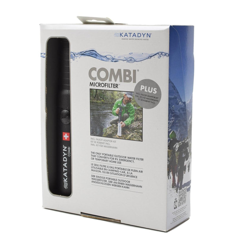 Katadyn Combi Plus Filter Long Lasting Camping Emergency Purification Premium  filtration method