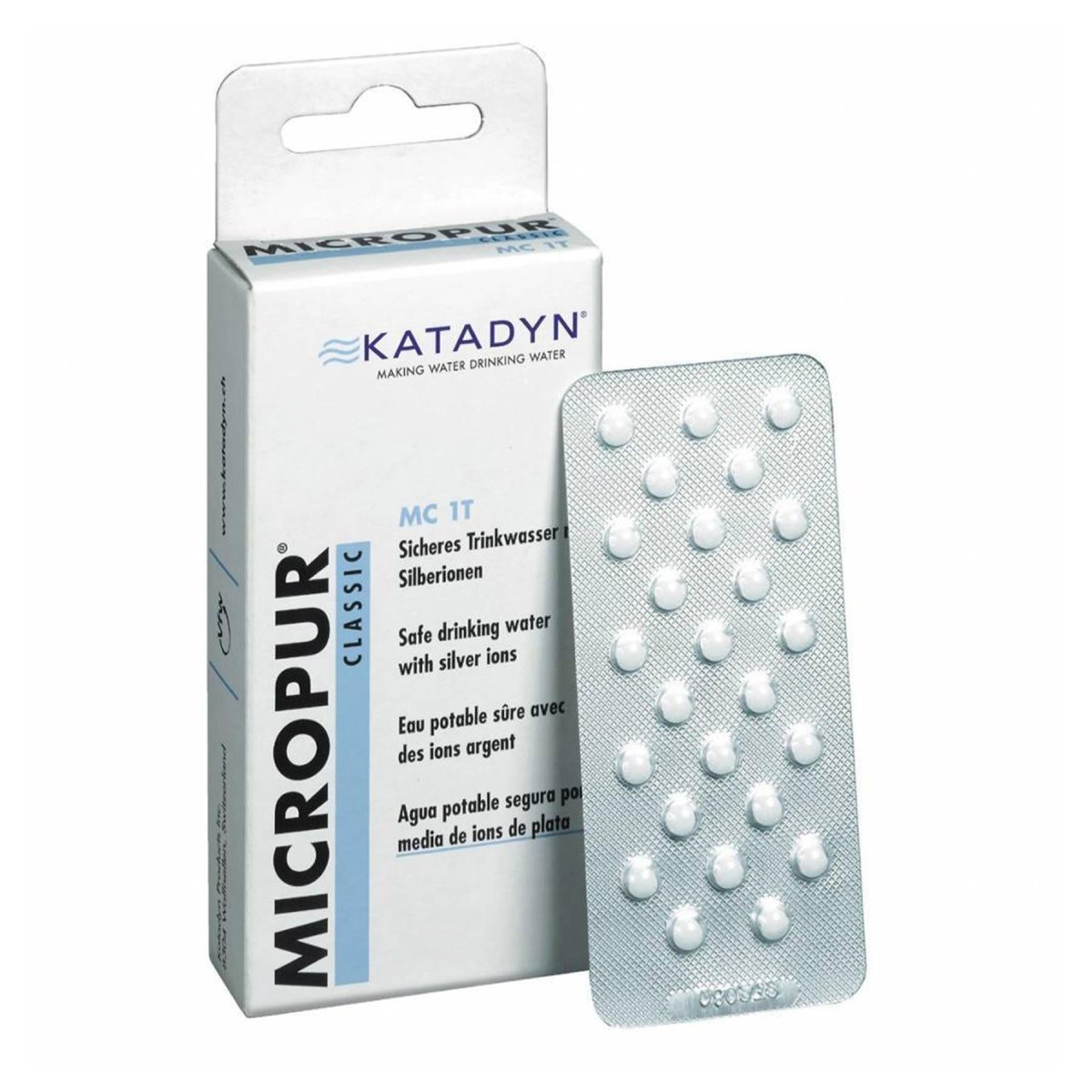 Katadyn Micropur Classic MC 1T drinking water conservation tablets pac -  GoMilitar