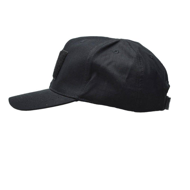 Leo Kohler army baseball cap lightweight adjustable hat field peaked visor hat black foldable and easy to carry