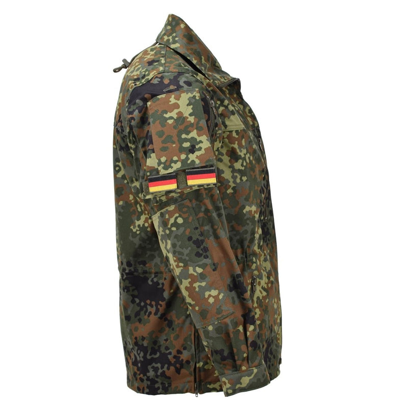 Leo Kohler army tactical flectarn camo jacket zipped field combat adjustable