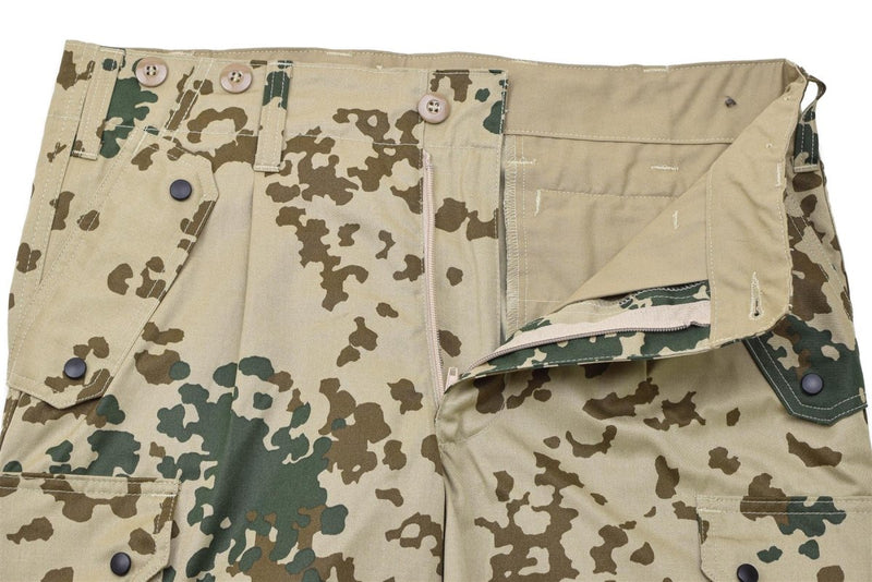 Leo Kohler Commando tactical field pants Tropentarn camo special forces trousers zipper closure wide belt loops