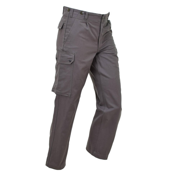 Leo Kohler field pants combat military troops cargo cotton solid olive easy care hard wearing quality trousers