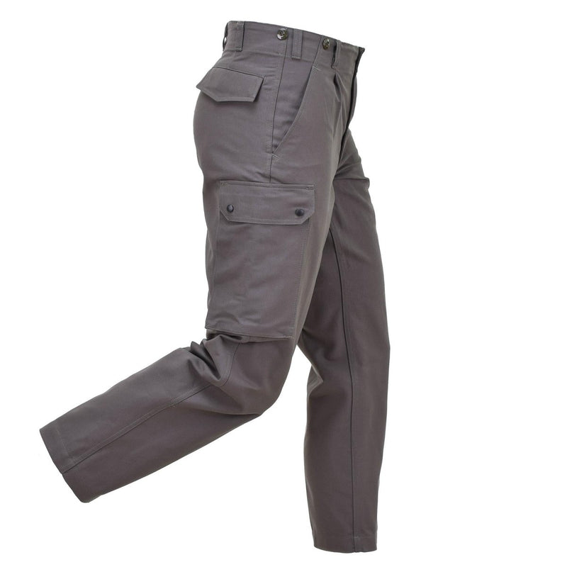 Leo Kohler field pants combat military troops cargo cotton solid olive casual camping wear trousers