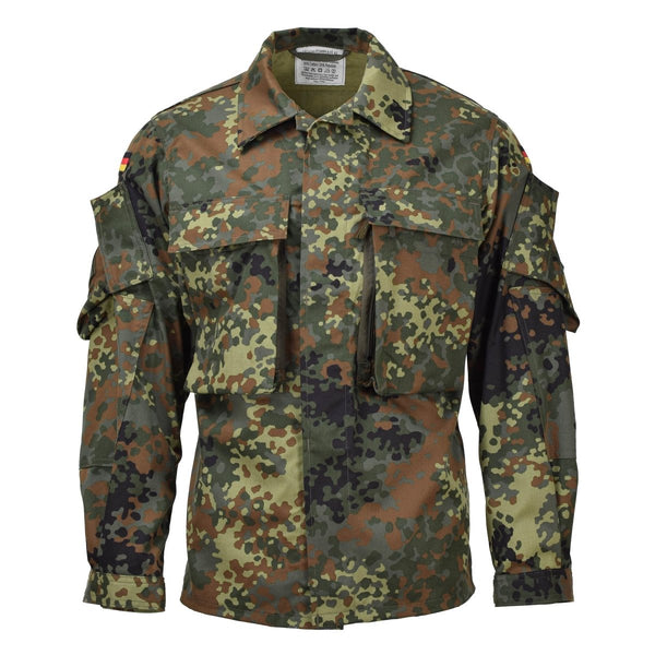 Leo Kohler military combat flecktarn camo tactical shirts army forces troops adjustable cuffs