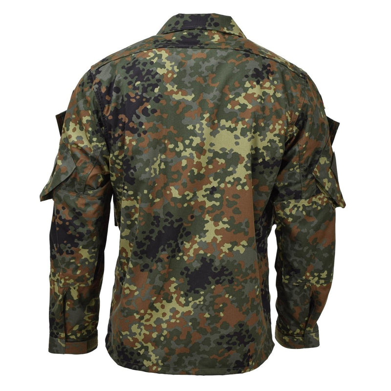 Leo Kohler military combat flecktarn camo tactical shirts army forces troops reinforced elbows shirts