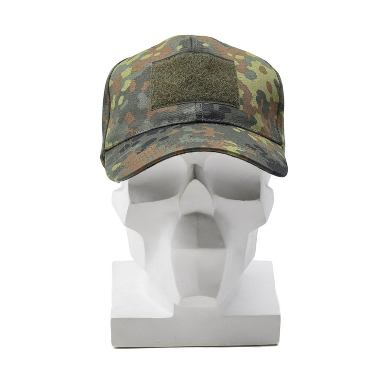 Leo Kohler military field baseball cap BW flecktarn camouflage peaked visor cap one size adjustable