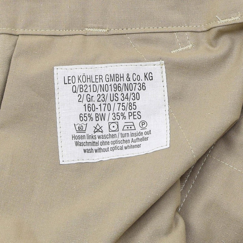 Leo Kohler military tactical field pants Tropentarn camo trousers