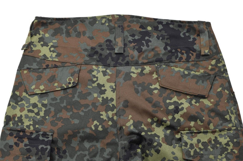 Leo Kohler military tactical pants explore flecktarn camo higher waist trousers cargo pockets all seasons