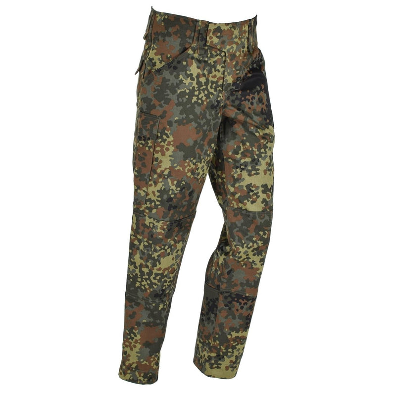 Leo Kohler military tactical pants explore flecktarn camo higher waist trousers all seasons belt loops