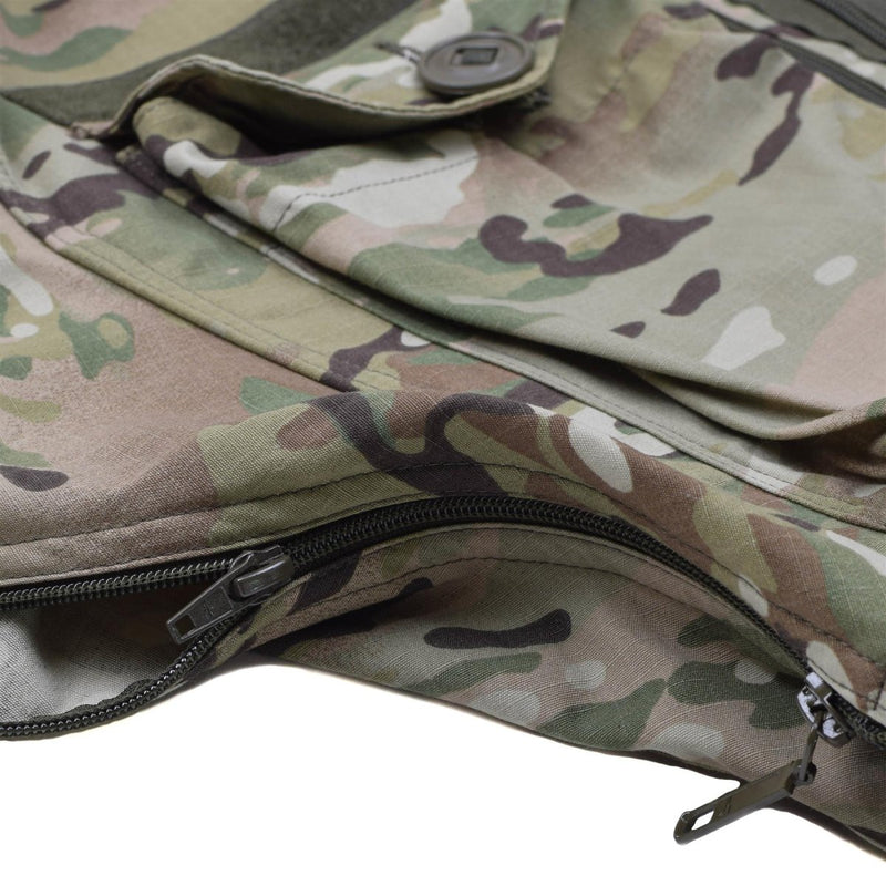 Leo Kohler military tactical smock jacket ripstop multicam camouflage field coat vented underarms