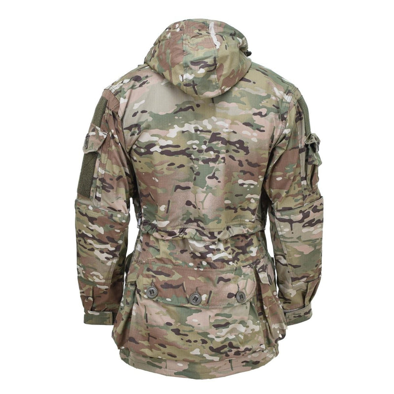 Leo Kohler military tactical smock jacket durable ripstop multicam camouflage field coat reinforced elbows