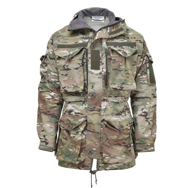 Leo Kohler military tactical smock jacket durable strong ripstop multicam camouflage field coat adjustable waist and hem