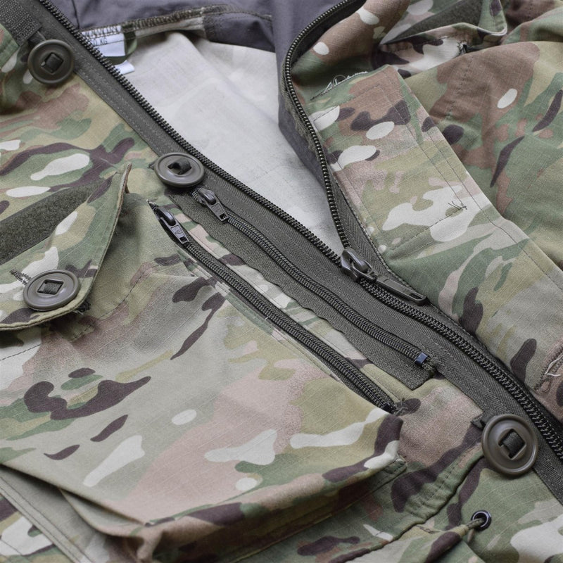 Leo Kohler military tactical smock jacket ripstop multicam camouflage field coat all seasons wear jacket