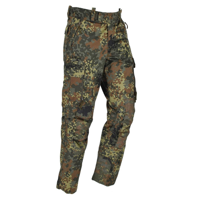 Leo Kohler Sniper tactical pants field troops forces rip-stop flecktarn camo cordura reinforced knees and ankles