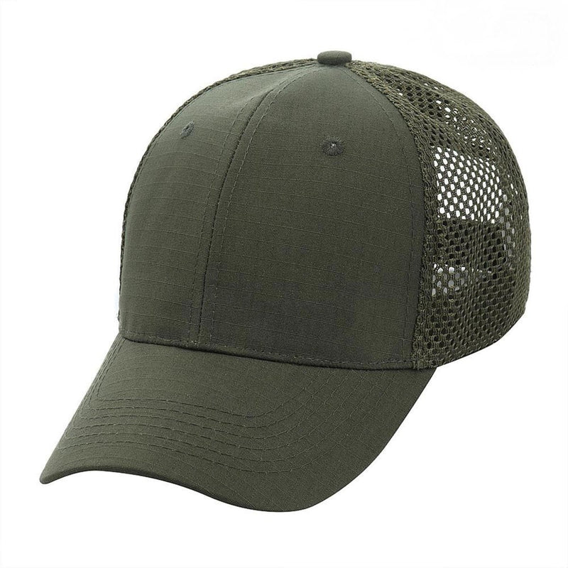 M-TAC Military style Baseball Cap Tactical Hat Lightweight Mesh unisex adults Foldable Olive