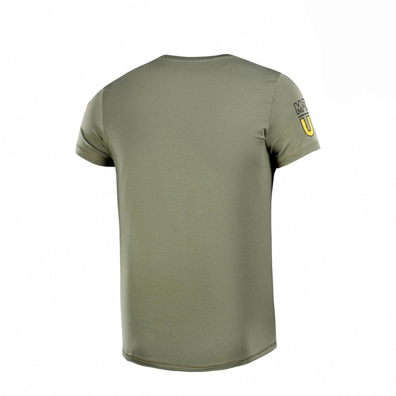 M-TAC Military style classic T-Shirt short sleeve underwear Ukrainian flag Olive high quality