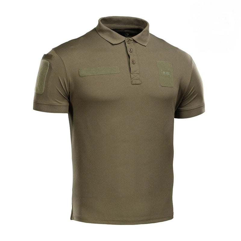 M-TAC Military style polo shirt breathable lightweight tactical underwear stretch fabric allows greater freedom Olive