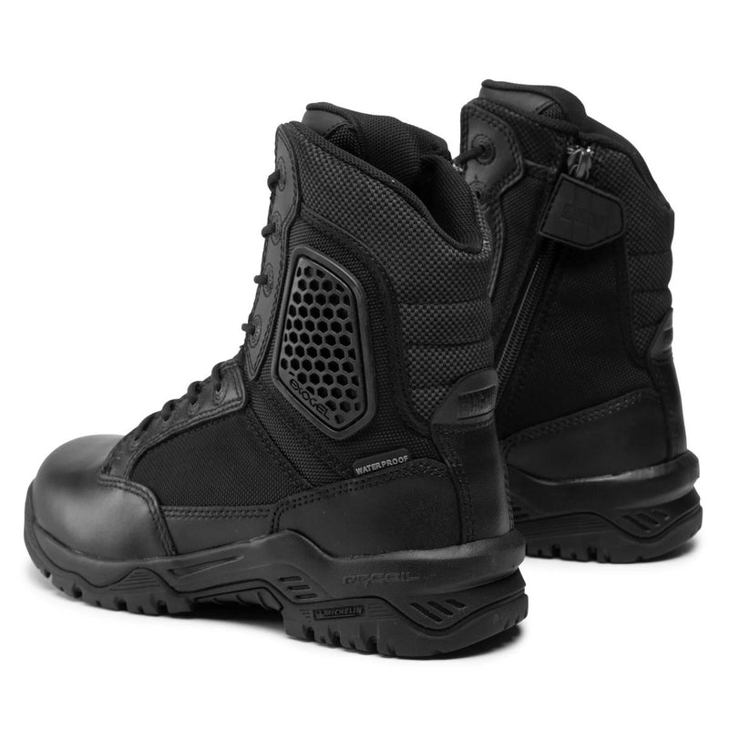 Magnum Strike Force 8.0 combat tactical boots leather duty waterproof breathable black footwear