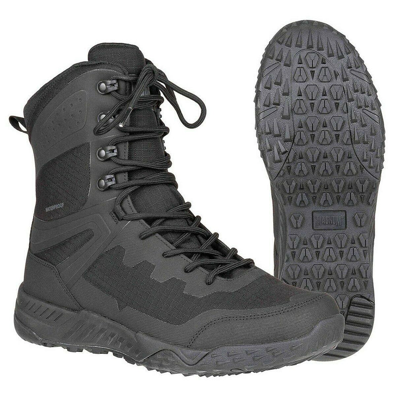 Waterproof combat boots Magnum Ultima 8.0 hiking lightweight trek footwear black GoMilitar