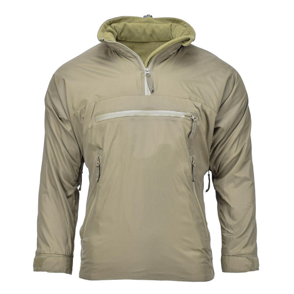MFH Brand Anorak jacket thermal lightweight fleeced hooded sports jacket windproof water-repellent large front pocket