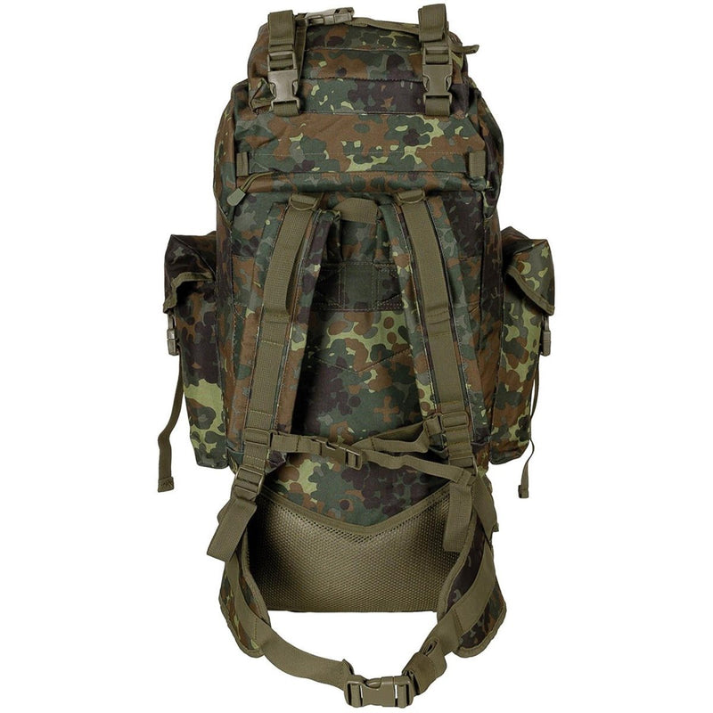 MFH Brand army BW combat tactical Molle 65L backpack aluminum rod field bag adjustable straps with quick-release buckle